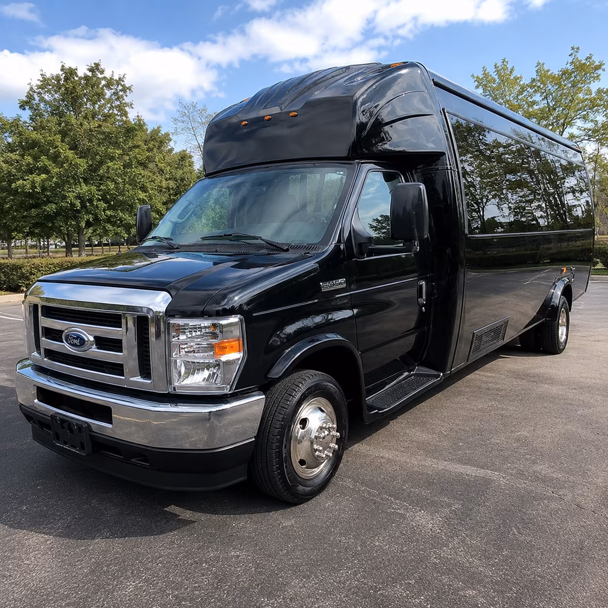 Henderson Private Event Transportation party bus exterior