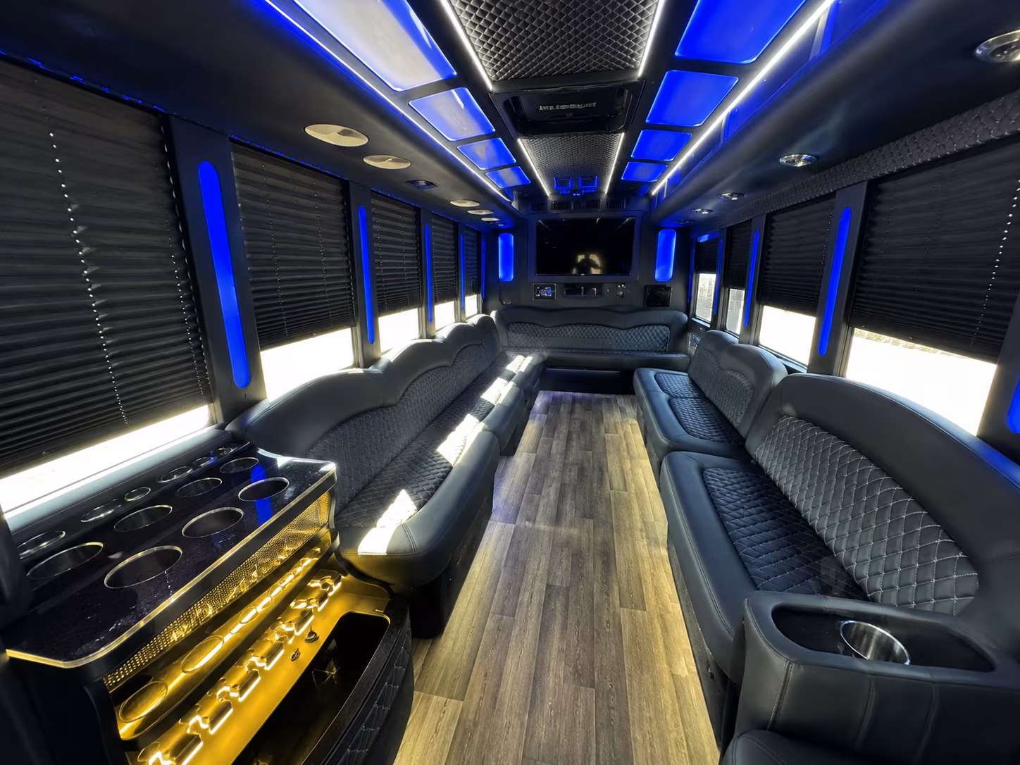 Henderson Private Event Transportation party bus exterior