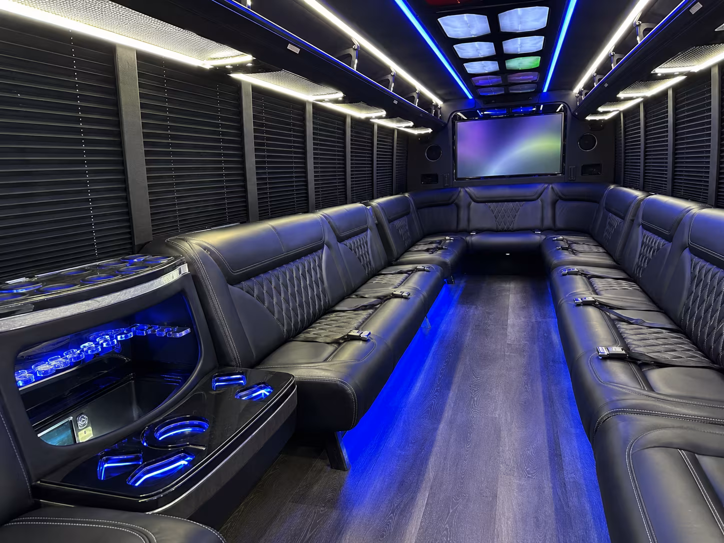 Henderson Private Event Transportation onboard seating