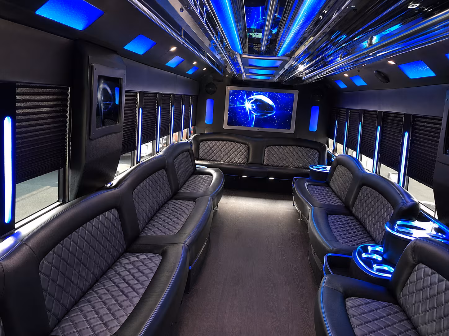 Henderson Prom & Homecoming Transportation party bus exterior