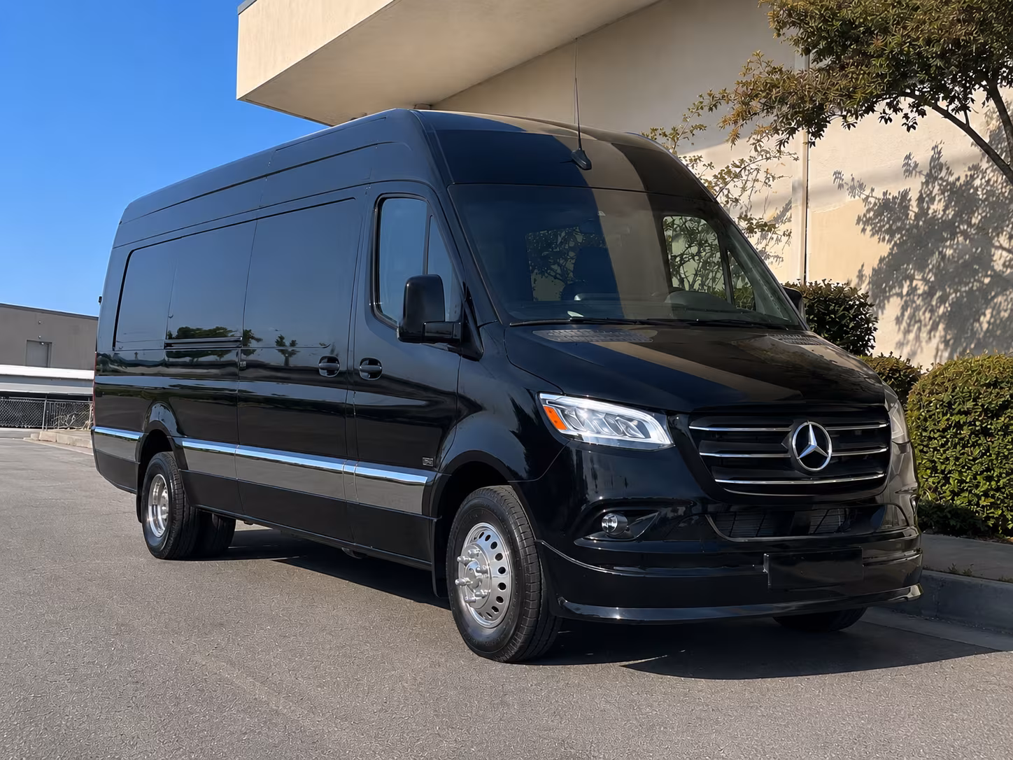 Henderson School Event Transportation party bus exterior