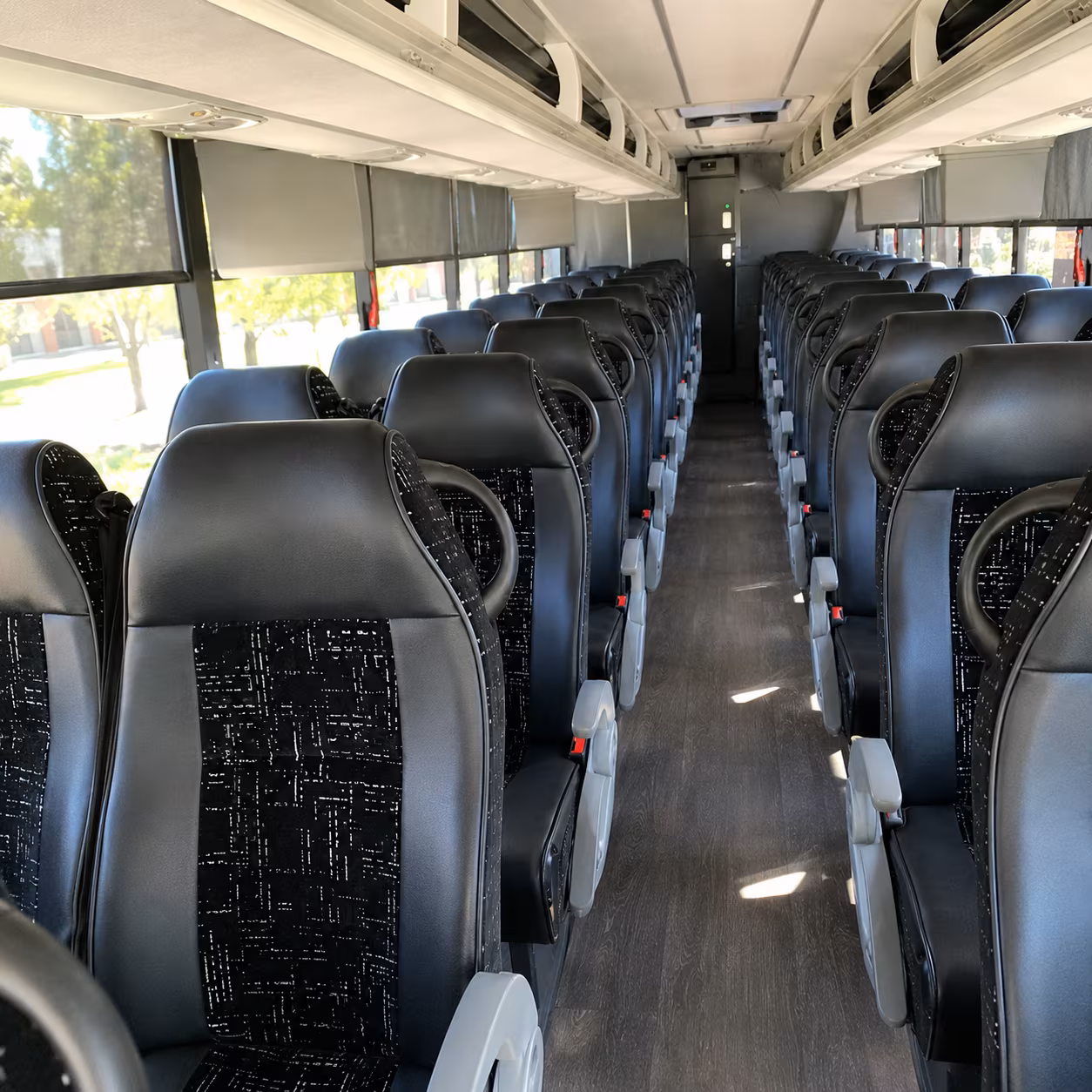 Henderson School Event Transportation party bus exterior
