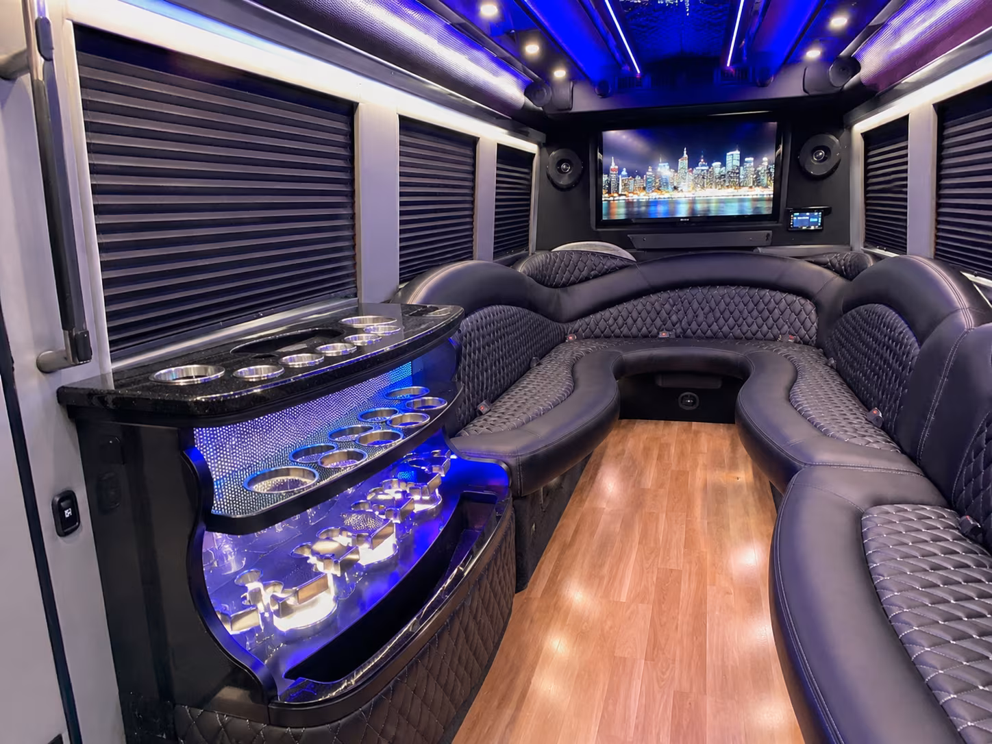 Henderson Sporting Event Transportation party bus exterior