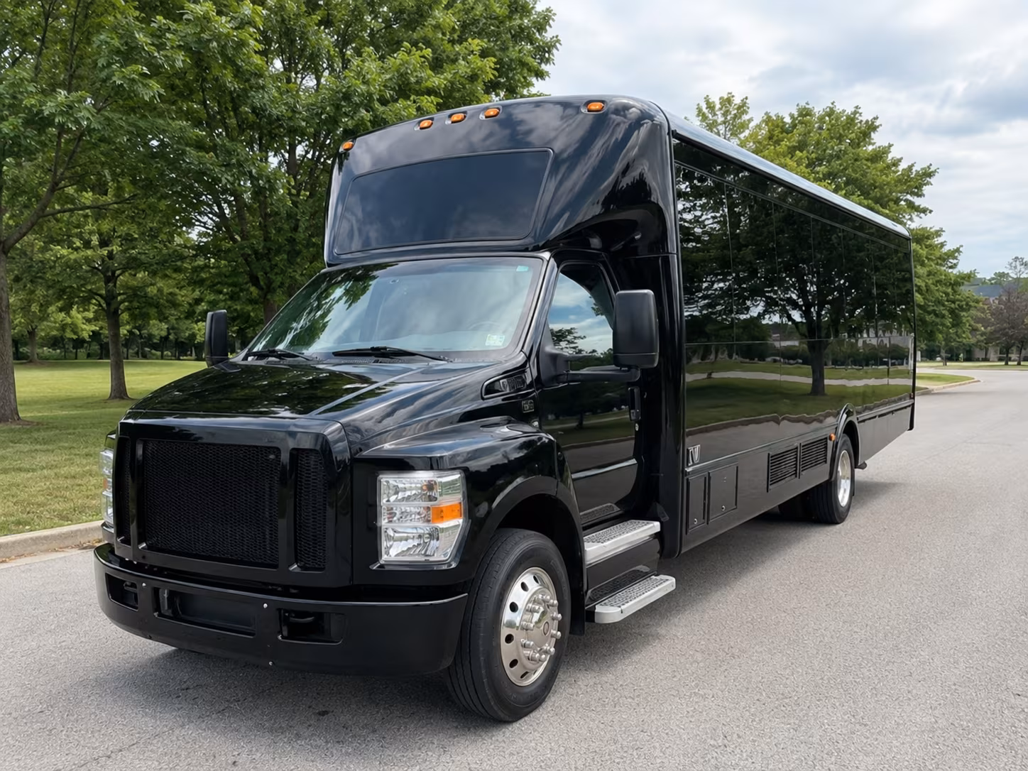 Henderson Sporting Event Transportation party bus exterior
