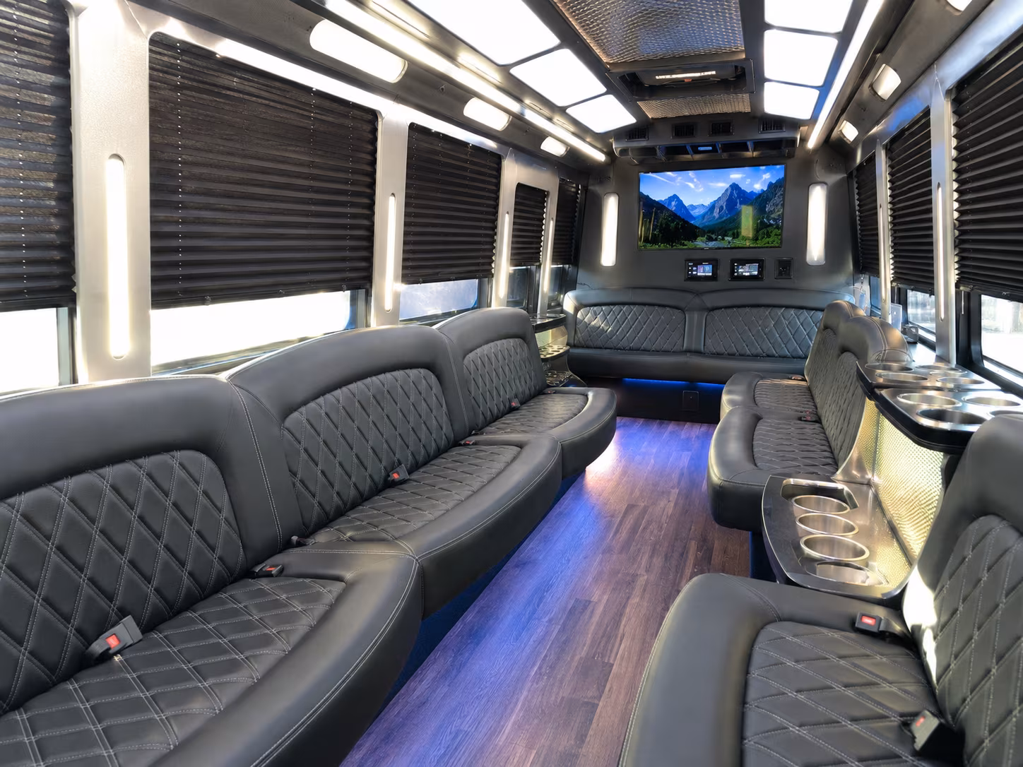 Henderson Wedding Transportation party bus exterior